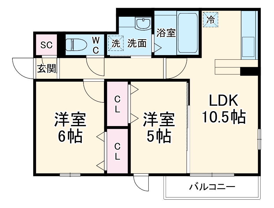 トレモンテの間取り