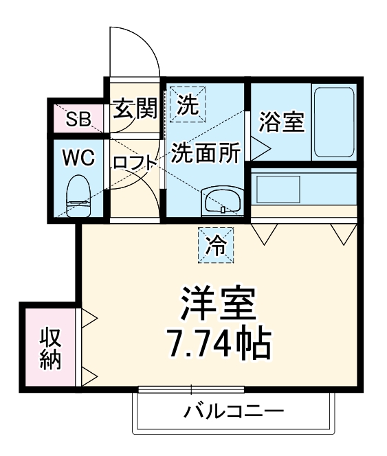 エル・フローラの間取り