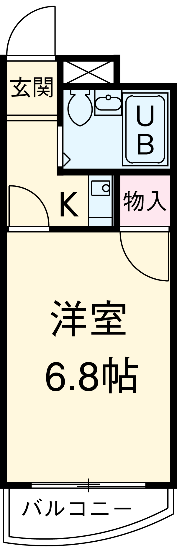 第一ハヤブサマンションの間取り