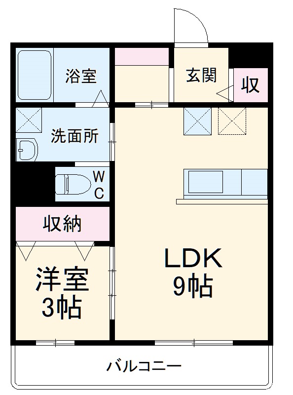 ラ　バーゼの間取り