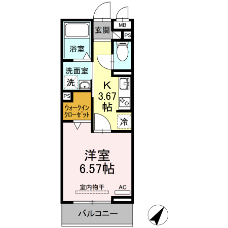 シェノン二本木新町の間取り