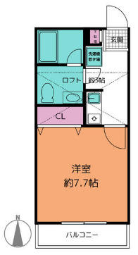キャッスルアメジストⅢの間取り