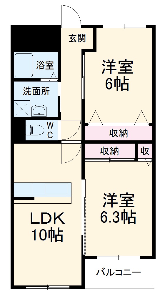 グランⅡの間取り