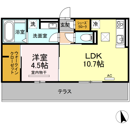 サンシャインヒルズ上挙母の間取り