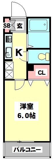 サンライズ北習志野Ⅲの間取り