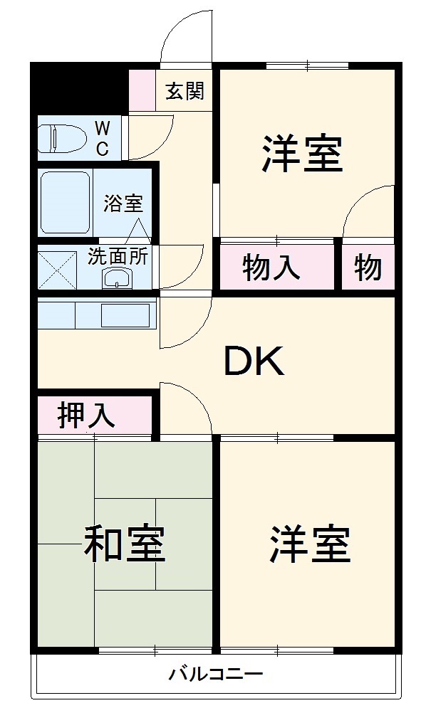 フォレスト本宮の間取り
