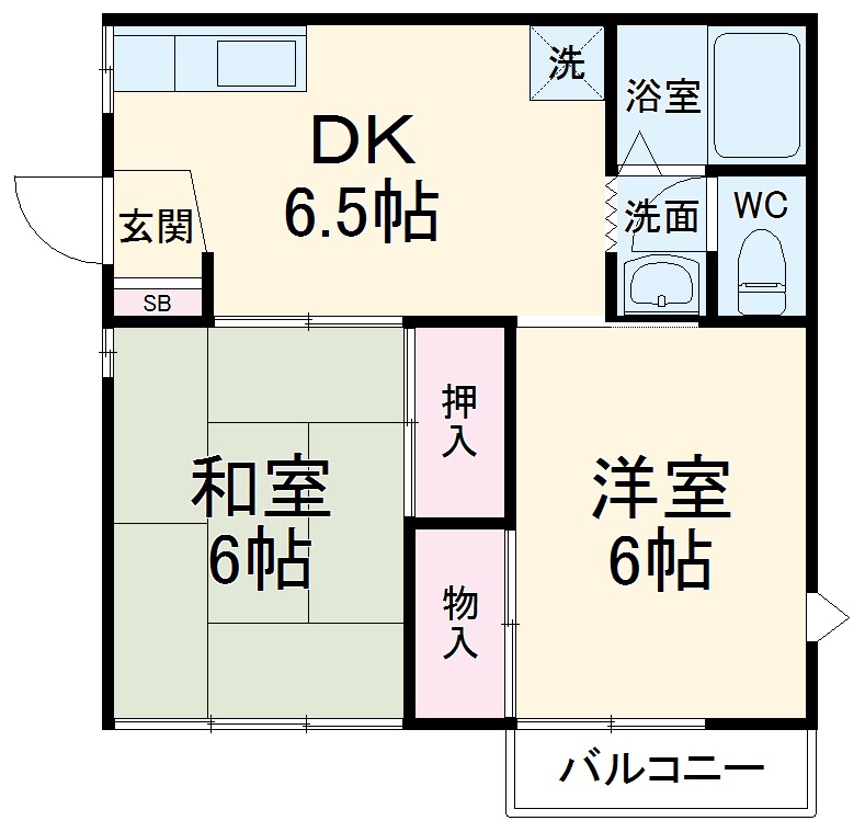 第二スカイハイツの間取り