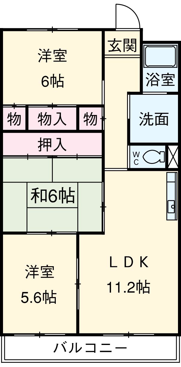 エスペラール遠若の間取り