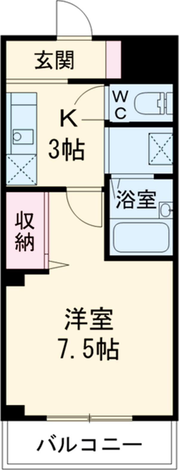 クレアールかがみの間取り