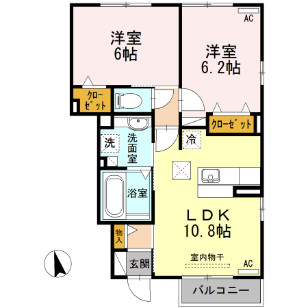 D-room明和の間取り