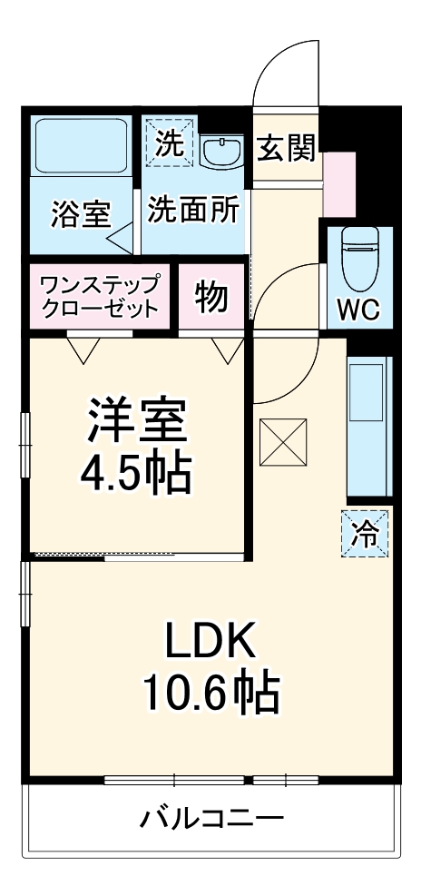 ロータス草加 Ⅱの間取り