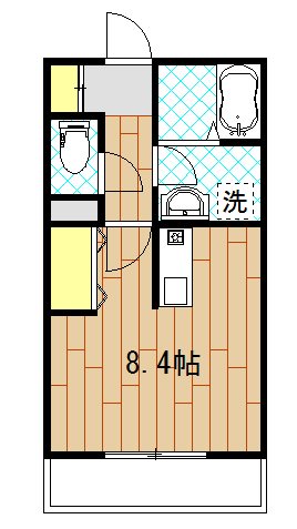 V-room1の間取り