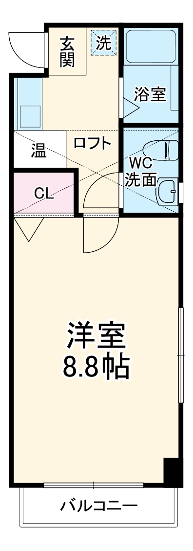 メゾン朋泉高砂の間取り