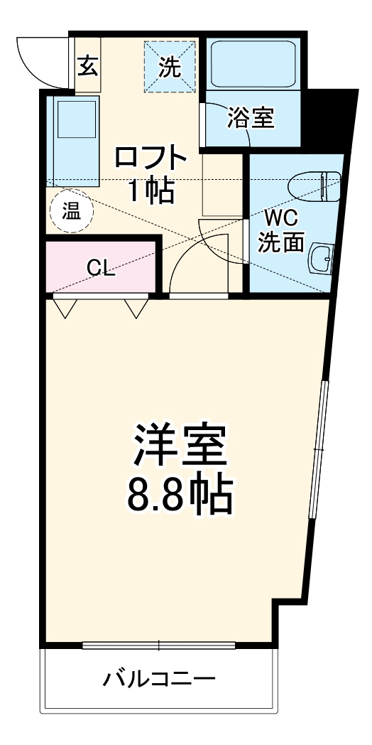 メゾン朋泉高砂の間取り