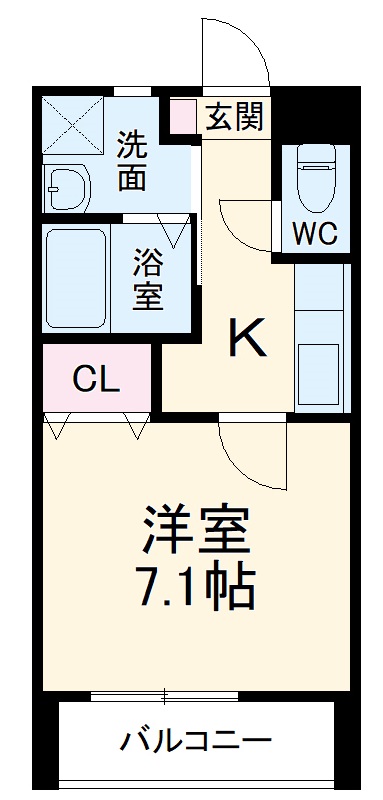 エスポワールAYの間取り