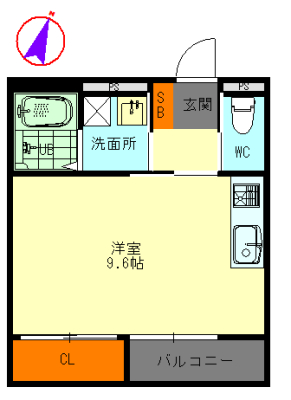 PESO山之手の間取り