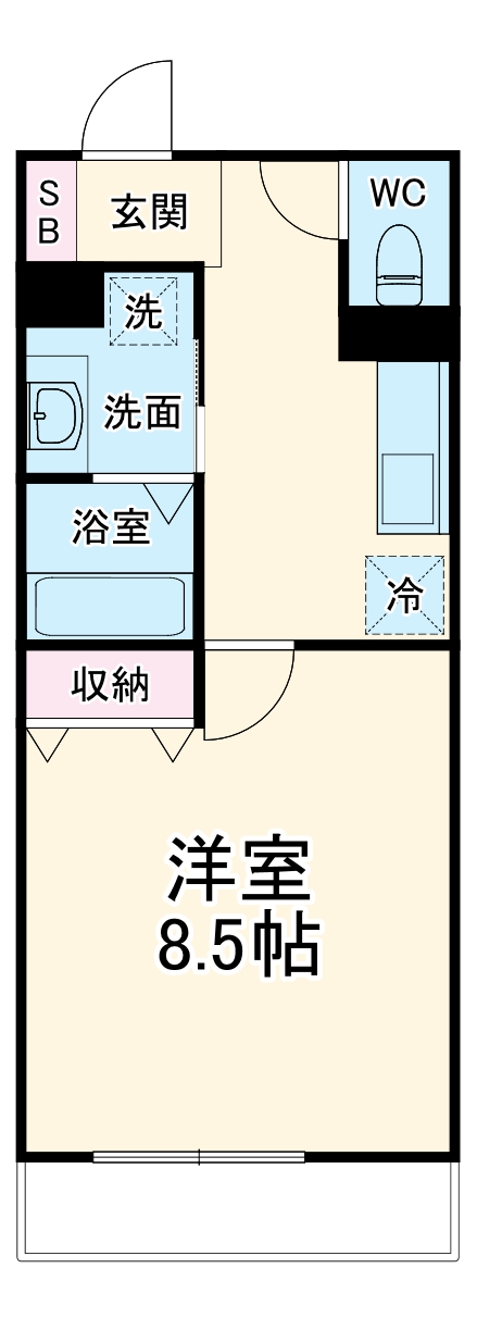 ティーズハイツ緑が丘の間取り