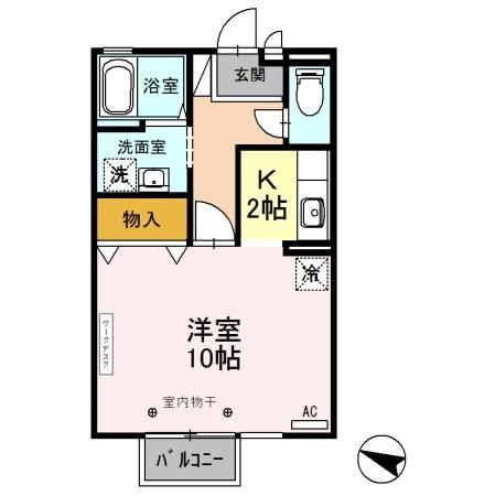 クレセントM Ⅲの間取り