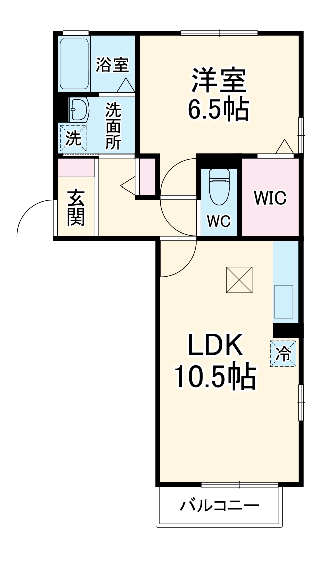 セジュールウィット氷川の間取り