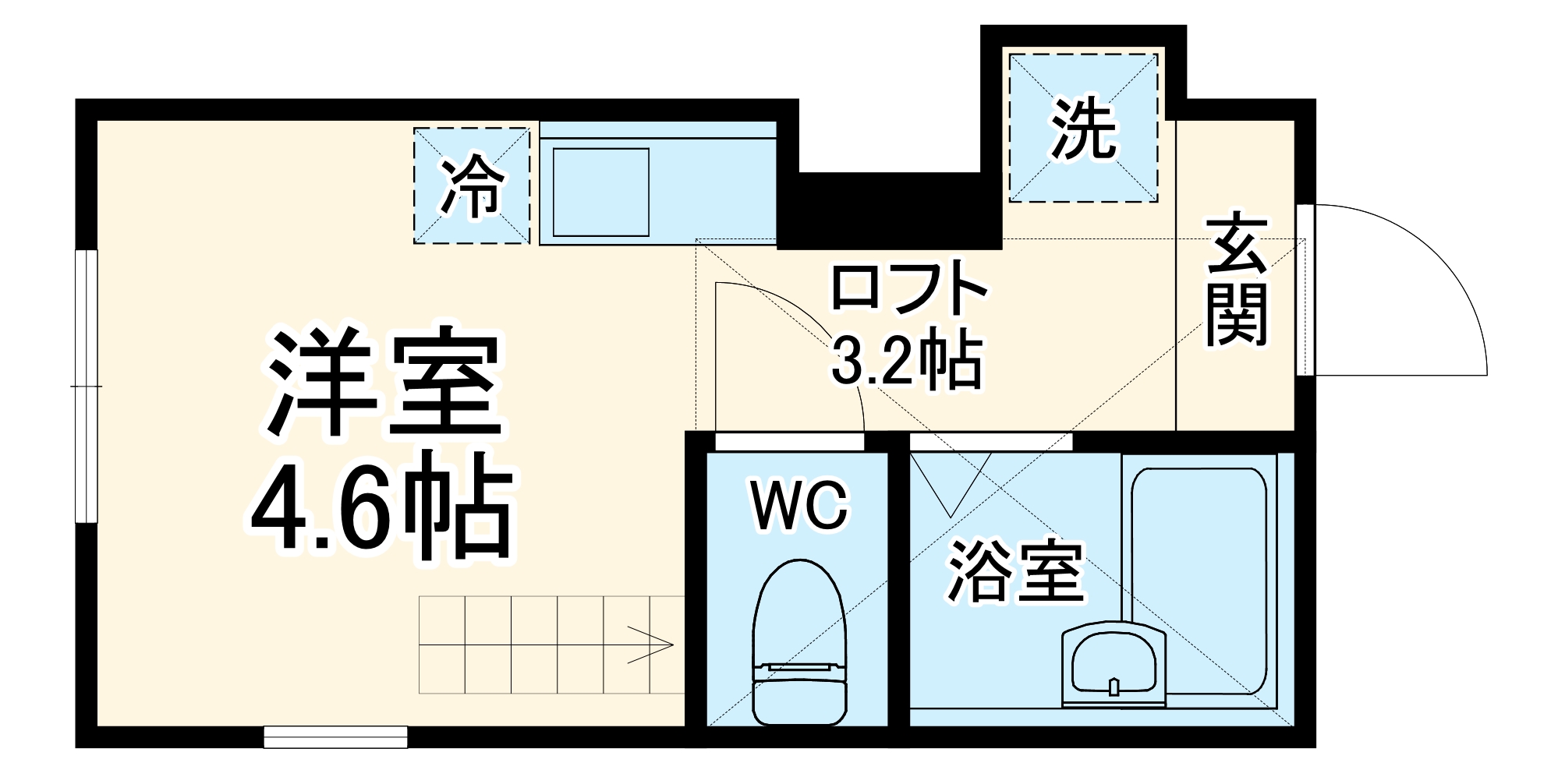 プライムテラス南林間Ⅱの間取り