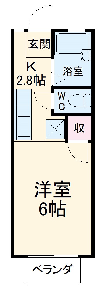 ジュネス元住吉の間取り