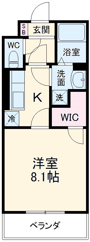 リリーフ・ウエストの間取り