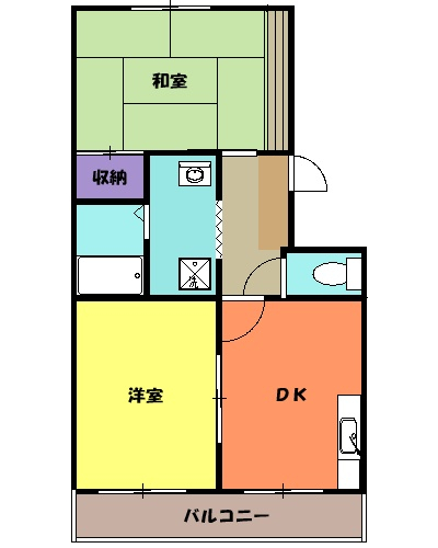 CHAMBRE DE CHICの間取り