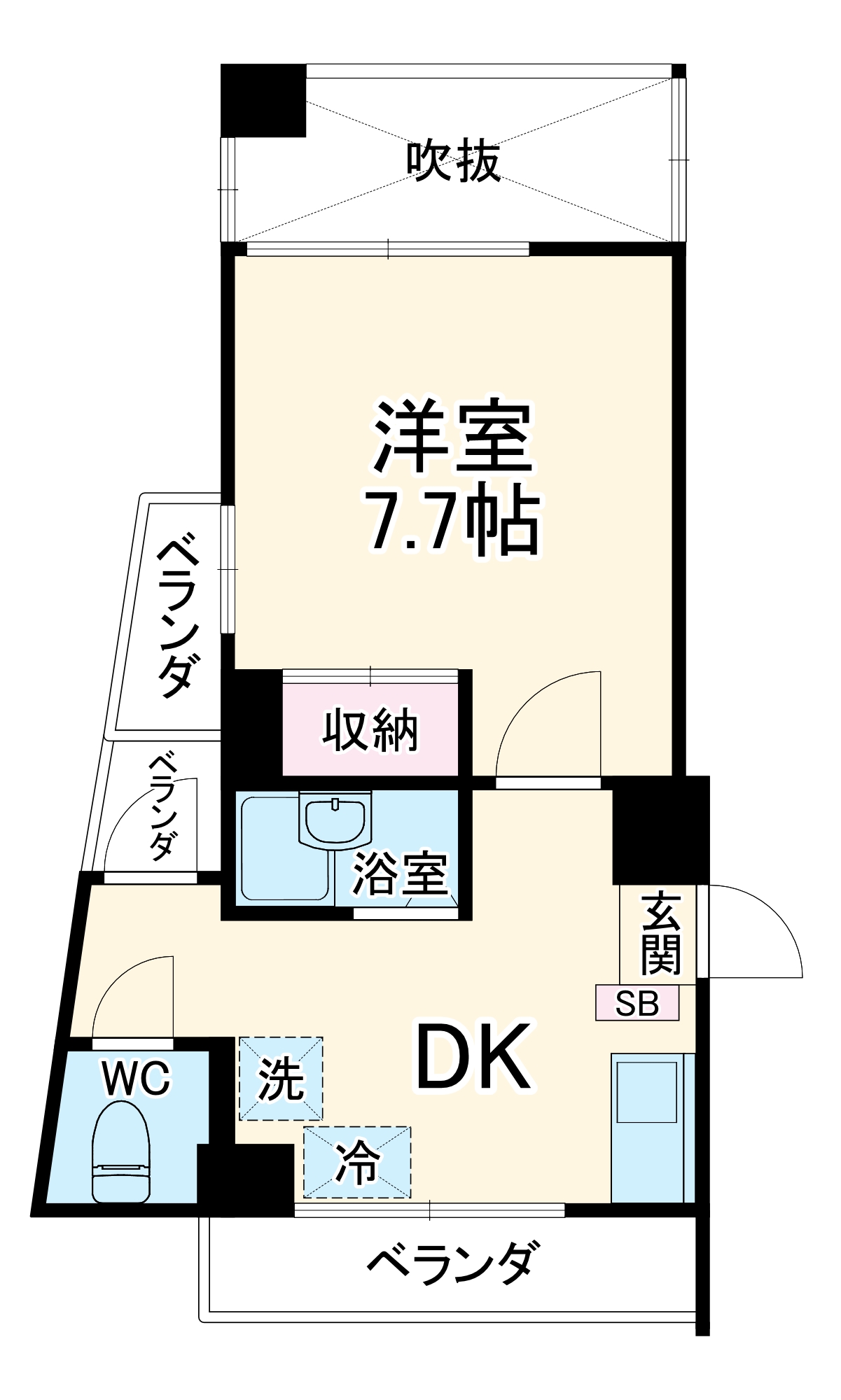 AMOUR名駅の間取り