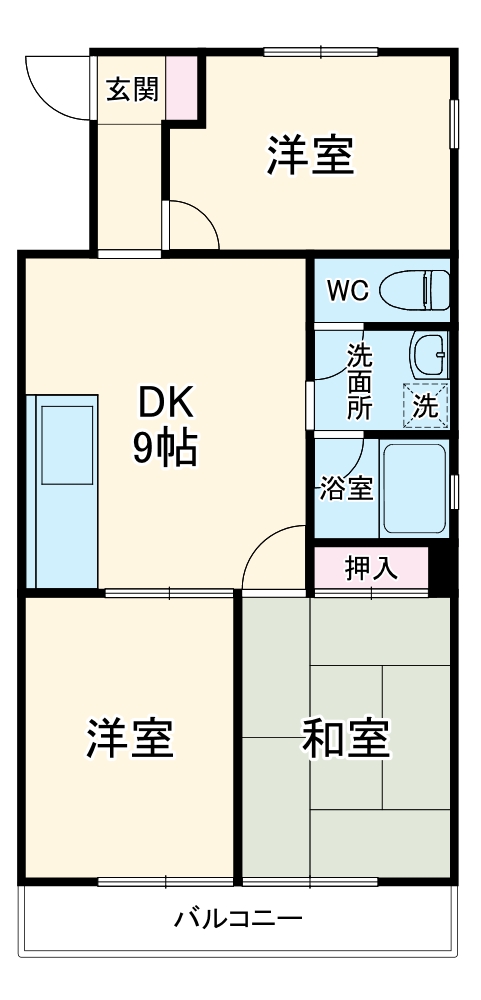 中村養蜂ビルの間取り