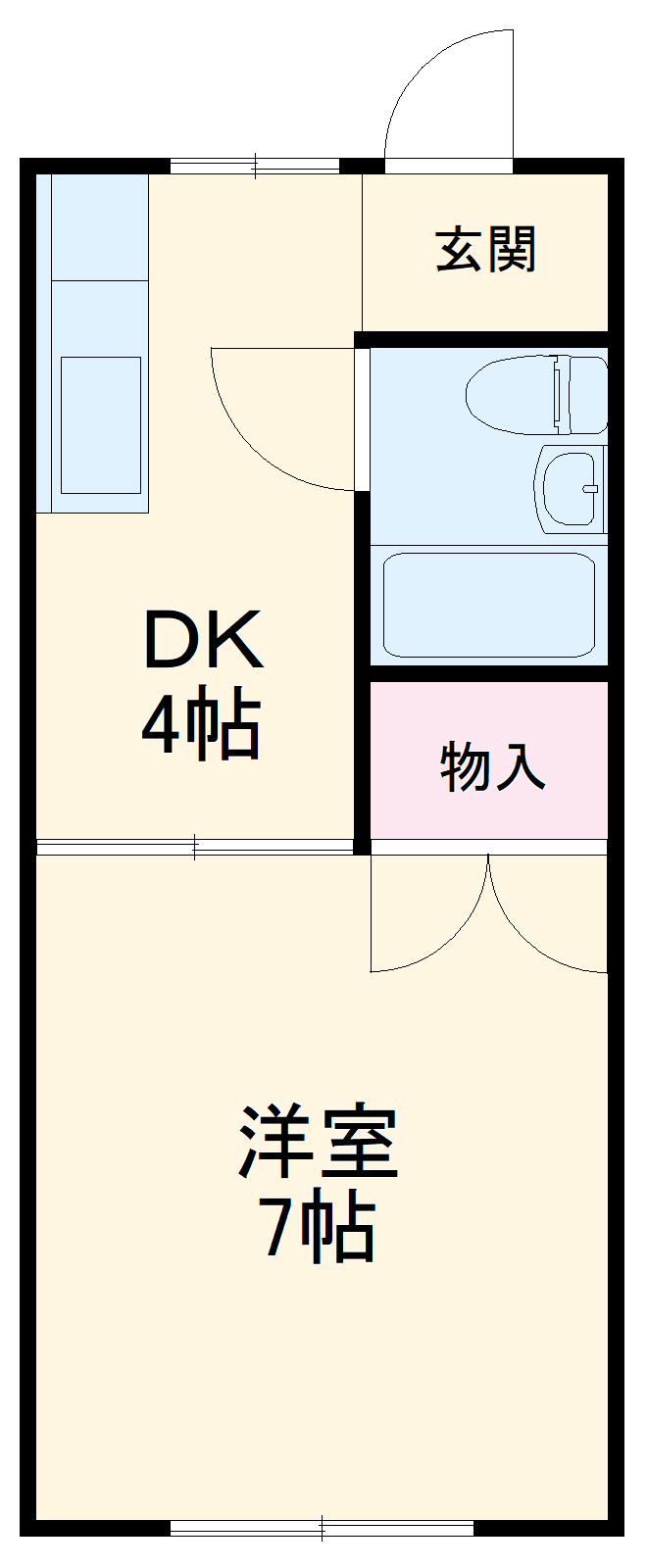オランジュベール日永の間取り