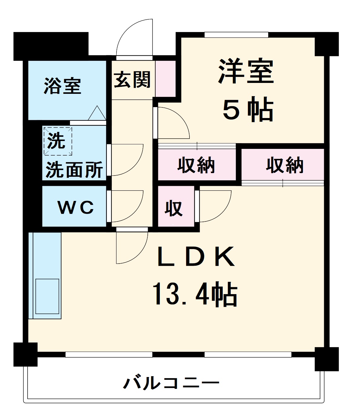 プライム八田の間取り