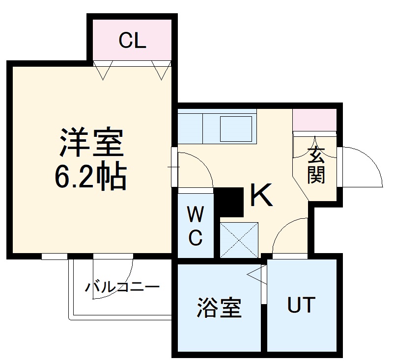 AXIA亀島の間取り