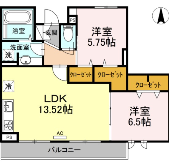 パレドールモアの間取り