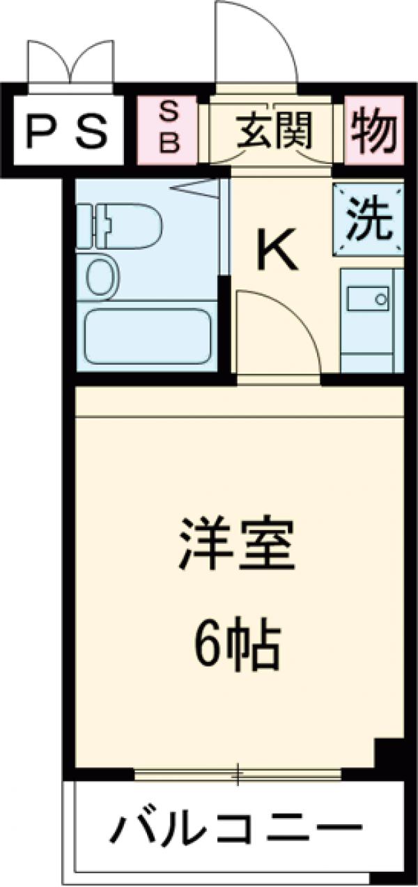 アムス小岩ＷＥＳＴの間取り