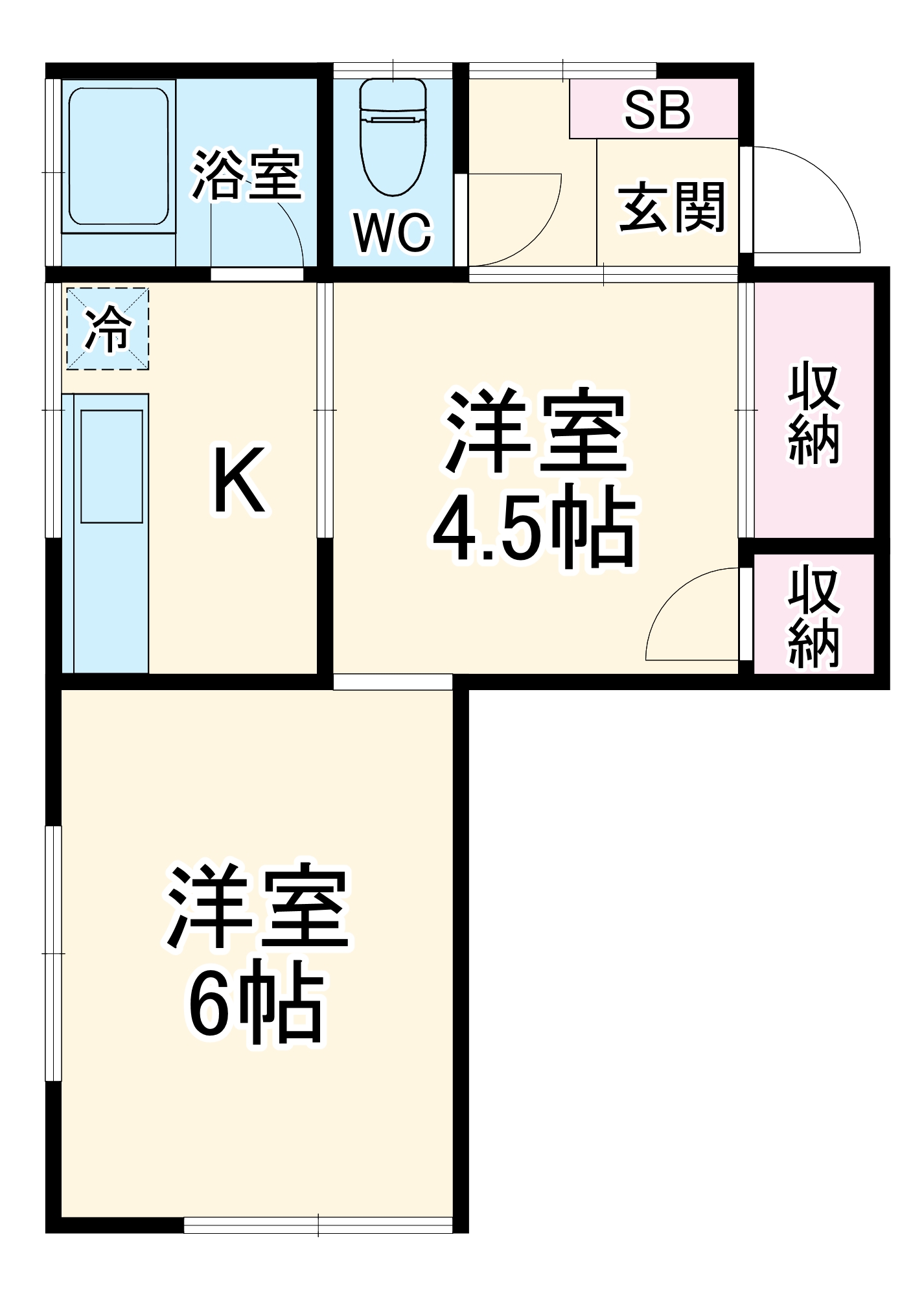 河野荘の間取り