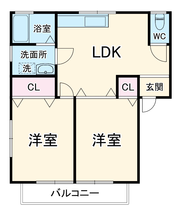 マリーク壱番館の間取り