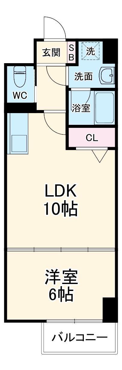 ＨＦ名駅北レジデンス　ＷＥＳＴの間取り