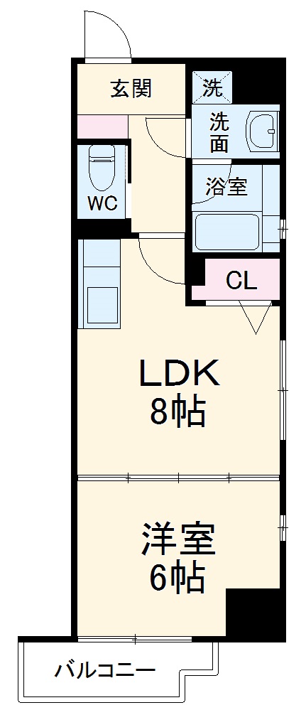 ＨＦ名駅北レジデンス　ＷＥＳＴの間取り