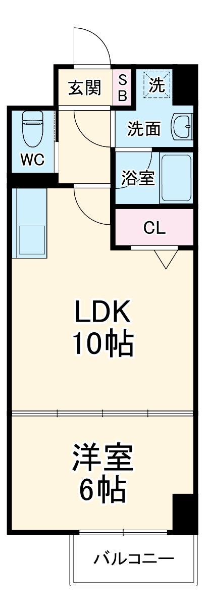 HF名駅北レジデンス WESTの間取り