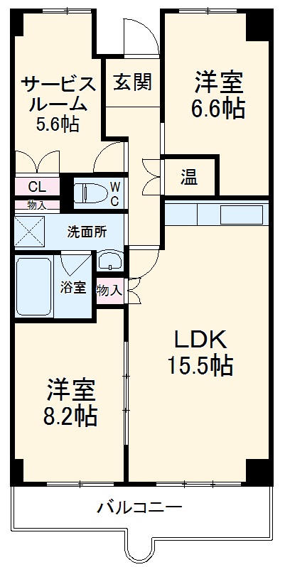 ピボットマンション小鴨の間取り