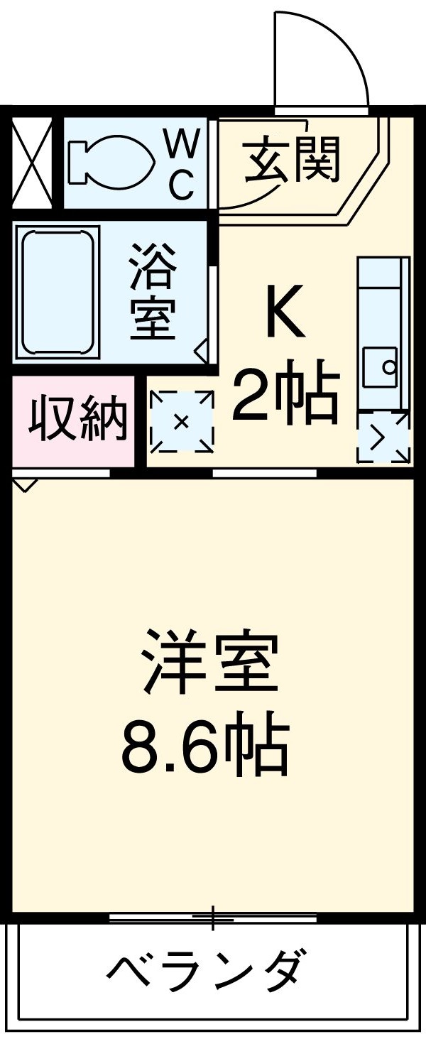 メルベーユの間取り