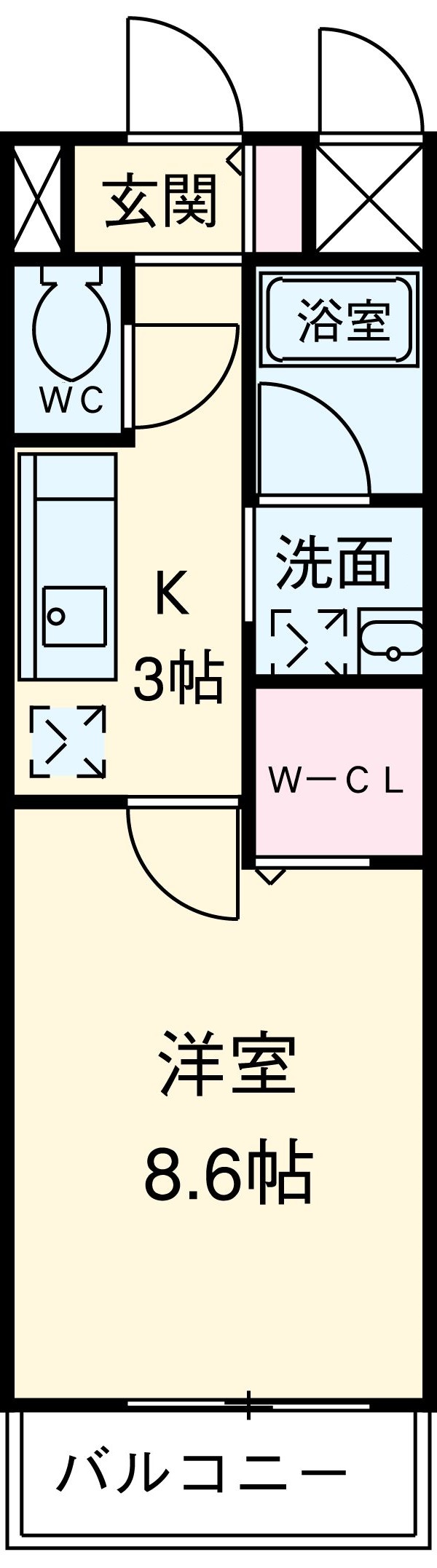 プリムヴェールの間取り