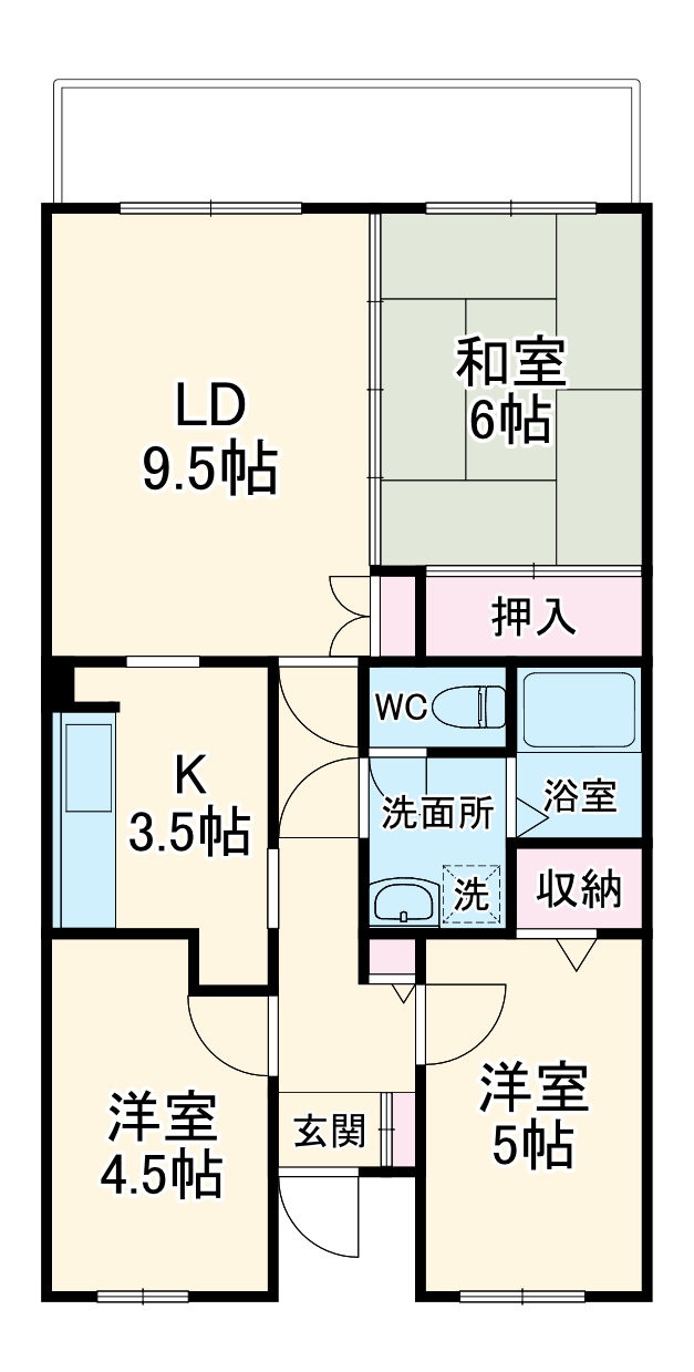 ノースバレーの間取り