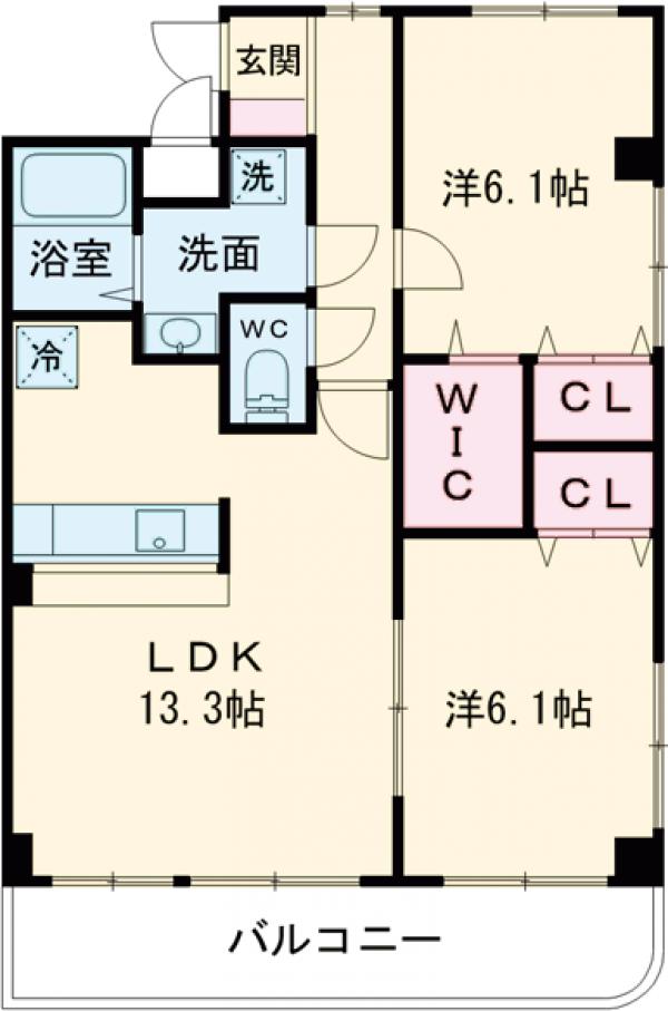 サンモールスクエアの間取り