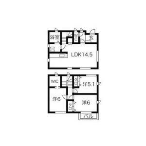 堀戸野 中館の間取り