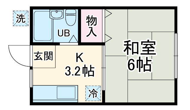 森川ハイツの間取り