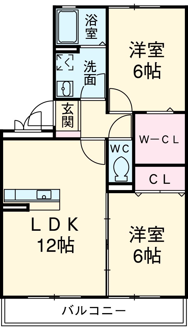 ヴィラ・ローザの間取り