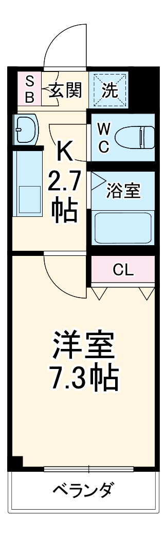 シャトール田口金沢八景の間取り