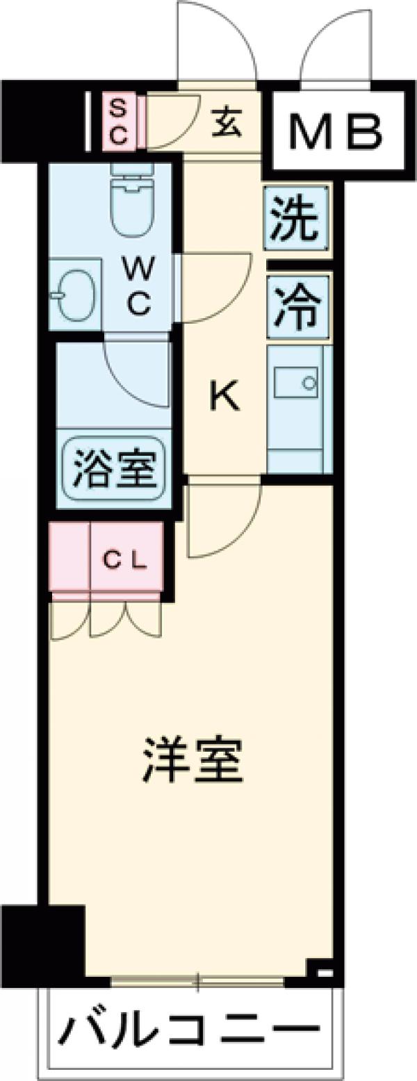 NISHI IKEBUKURO RESIDENCEの間取り