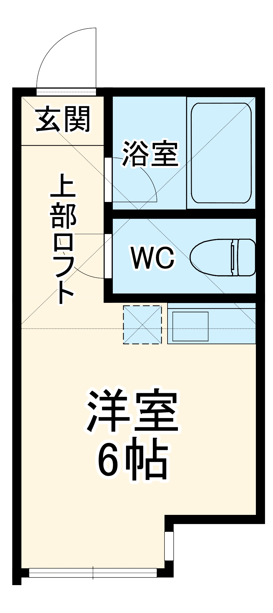 ユナイト根岸エルコンドルパッサの間取り